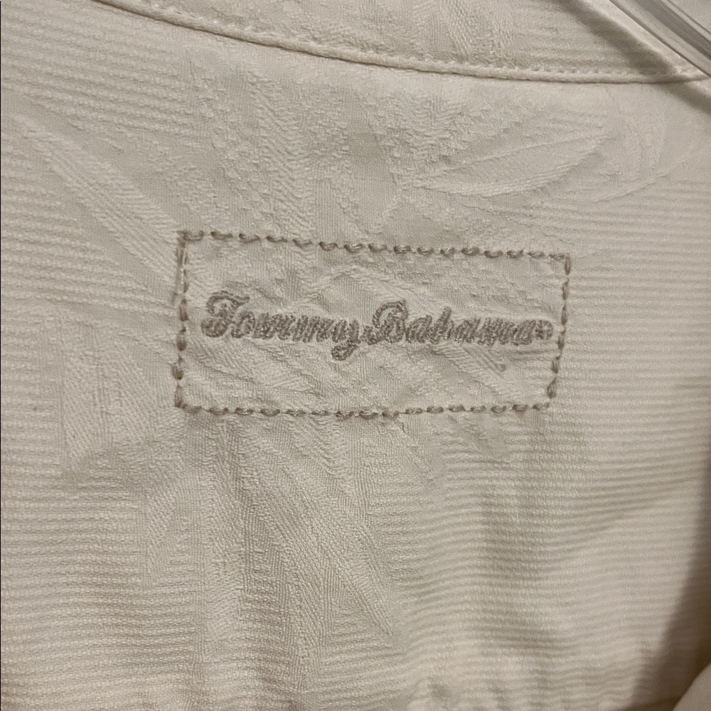 Tommy Bahama Beige Short Sleeve Shirt - Picture 4 of 7